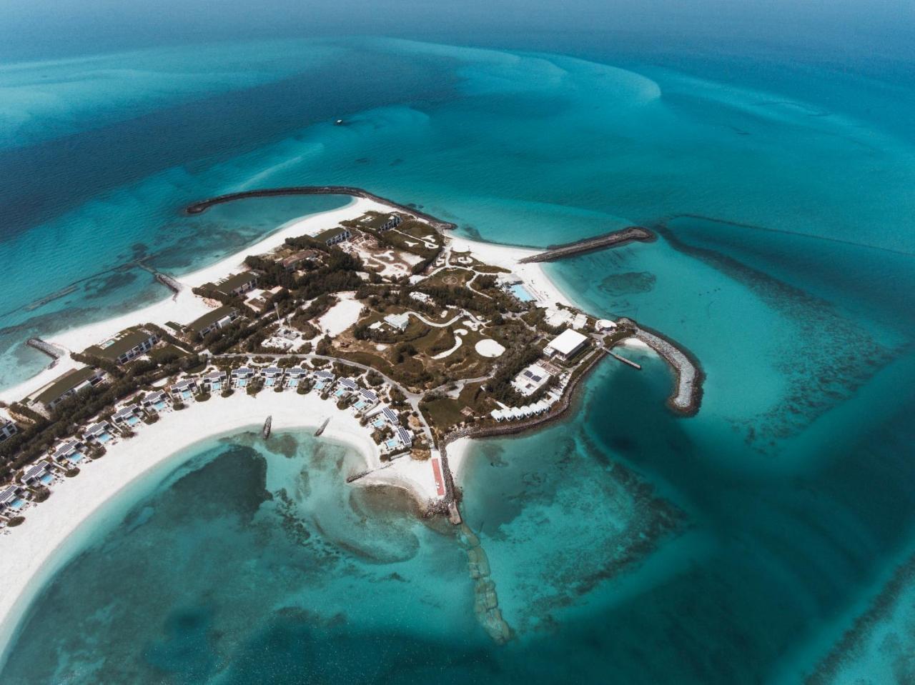 Zaya Nurai Island Resort Abu Dhabi Bagian luar foto Aerial view of the island